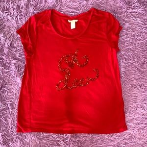 CUTE FIERY RED WITH SEQUINS FROM H&M